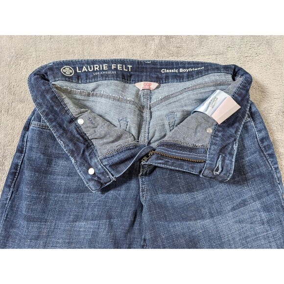 Laurie Felt Classic Boyfriend Jeans Women’s 00P Blue Stretch Casual Petite - Picture 5 of 11